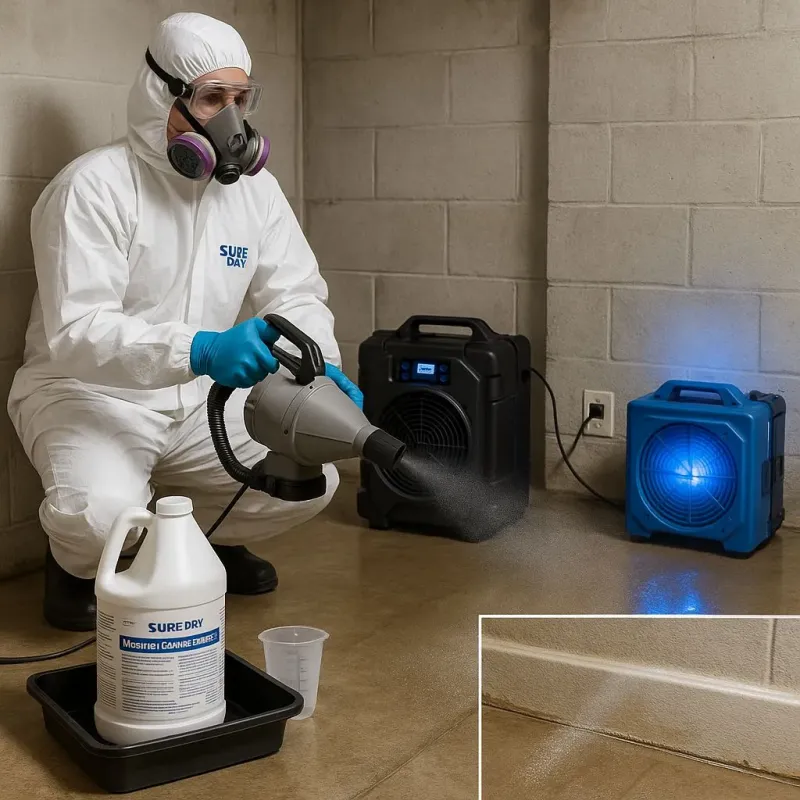 Sanitization and Odor Removal process in Winterville, NC